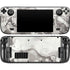 Marbleized Grey Steam Deck Handheld Gaming Computer Skin
