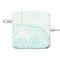 Marbleized Mint 85W Power Adapter (15 and 17 inch MacBook Pro Charger) Skin