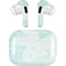 Marbleized Mint AirPods Skins