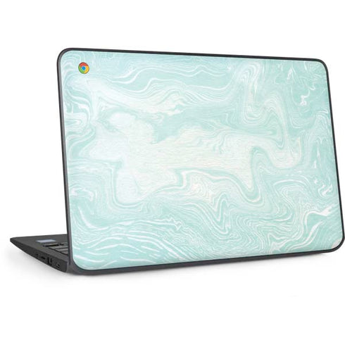 Marbleized Mint HP Chromebook Skin