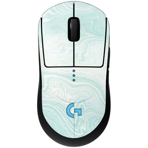 Marbleized Mint G Pro Wireless Gaming Mouse Skin