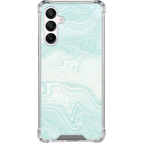 Marbleized Mint Galaxy A16 5G Clear Case