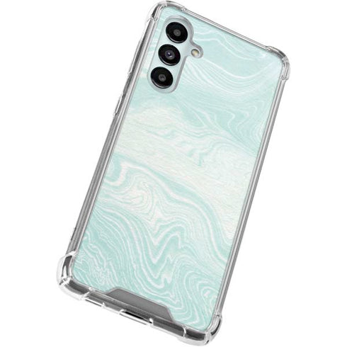 Marbleized Mint Galaxy A16 5G Clear Case