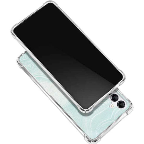 Marbleized Mint Galaxy A16 5G Clear Case