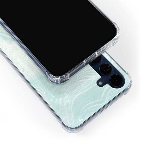Marbleized Mint Galaxy A35 5G Clear Case