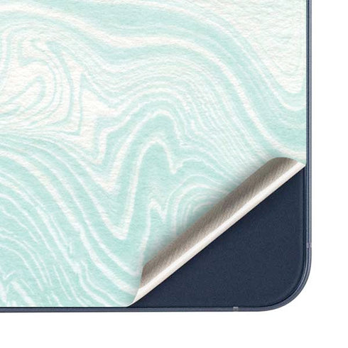 Marbleized Mint Galaxy A35 5G Skin