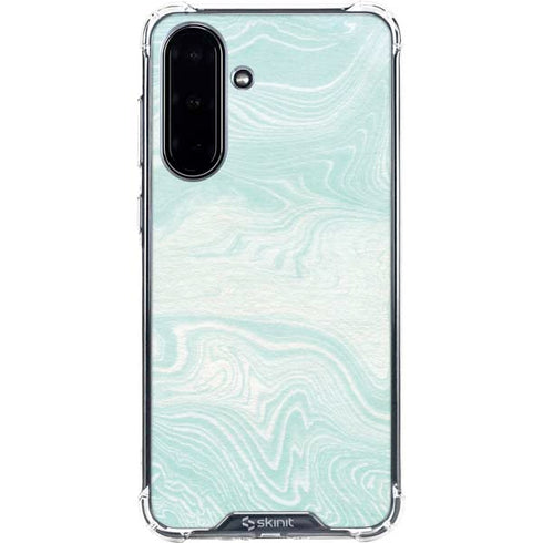 Marbleized Mint Galaxy A36 5G Clear Case