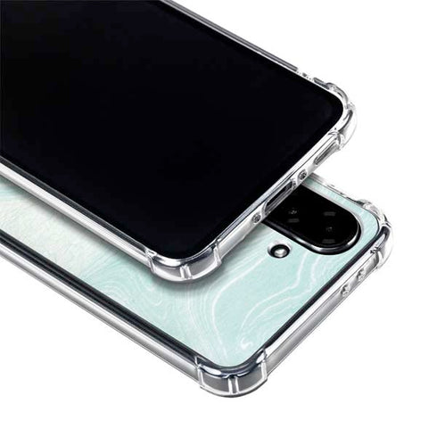 Marbleized Mint Galaxy A36 5G Clear Case