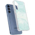 Marbleized Mint Galaxy A55 5G Clear Case
