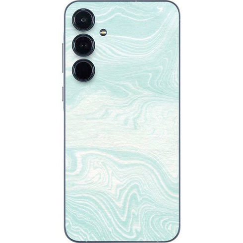 Marbleized Mint Galaxy A55 5G Skin