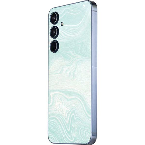 Marbleized Mint Galaxy A55 5G Skin