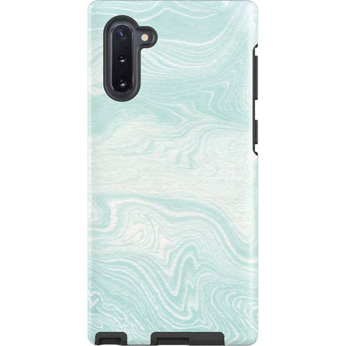 Marbleized Mint Galaxy Cases