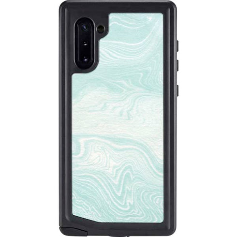 Marbleized Mint Galaxy Cases