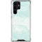 Marbleized Mint Galaxy S23 Ultra Clear Case