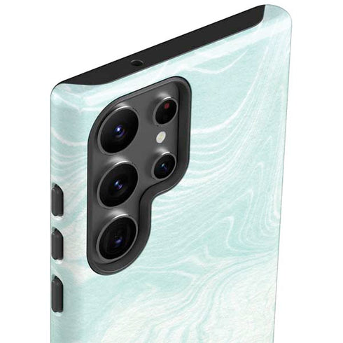 Marbleized Mint Galaxy S23 Ultra Pro Case