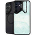 Marbleized Mint Galaxy S25 Plus Kickstand Case