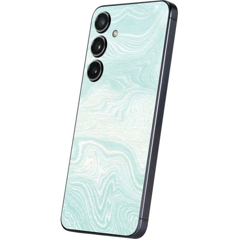 Marbleized Mint Galaxy S24 Plus Skin