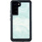 Marbleized Mint Galaxy S24 Plus Waterproof Case