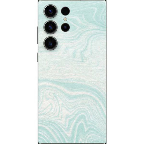 Marbleized Mint Galaxy S25 Ultra Skin