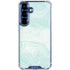 Marbleized Mint Galaxy S25 Clear Case