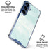 Marbleized Mint Galaxy S25 Clear Case
