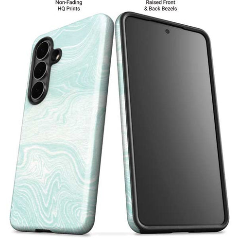 Marbleized Mint Galaxy S26 Impact Case