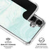 Marbleized Mint Galaxy S26 Plus Clear Case