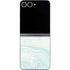 Marbleized Mint Galaxy Z Flip6 Skin