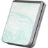 Marbleized Mint Galaxy Z Flip6 Skin
