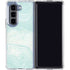 Marbleized Mint Galaxy Z Fold5 5G Clear Case
