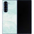 Marbleized Mint Galaxy Z Fold6 Skin