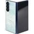 Marbleized Mint Galaxy Z Fold6 Skin