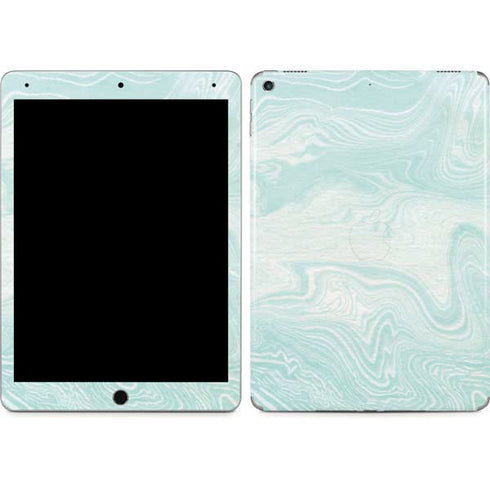 Marbleized Mint iPad Skins