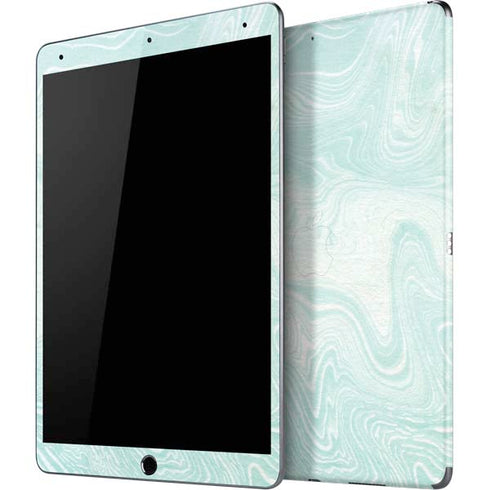 Marbleized Mint iPad Skins