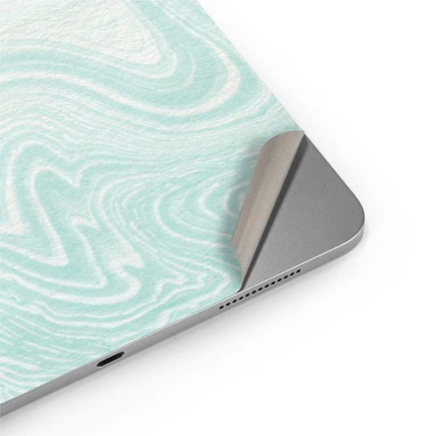 Marbleized Mint Apple iPad Air Skin