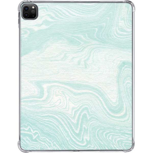Marbleized Mint iPad Pro 11in (2024) Clear Case
