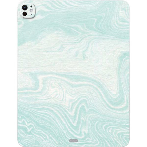 Marbleized Mint iPad Pro 13in M4 (2024) Skin