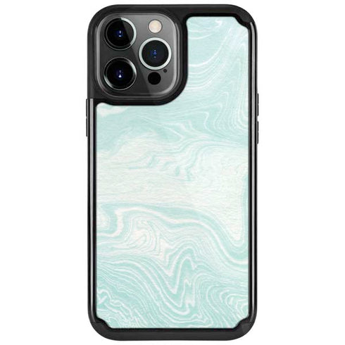 Marbleized Mint iPhone Cases