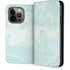 Marbleized Mint iPhone 13 Pro Folio Case