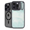 Marbleized Mint iPhone 13 Pro Max Kickstand Case