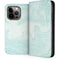 Marbleized Mint iPhone 14 Pro Folio Case
