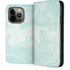 Marbleized Mint iPhone 14 Pro Folio Case