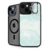Marbleized Mint iPhone 15 Plus Kickstand Case