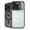 Marbleized Mint iPhone 15 Pro Max Kickstand Case
