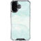 Marbleized Mint iPhone 16 Clear Case