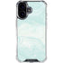 Marbleized Mint iPhone 16 Clear Case