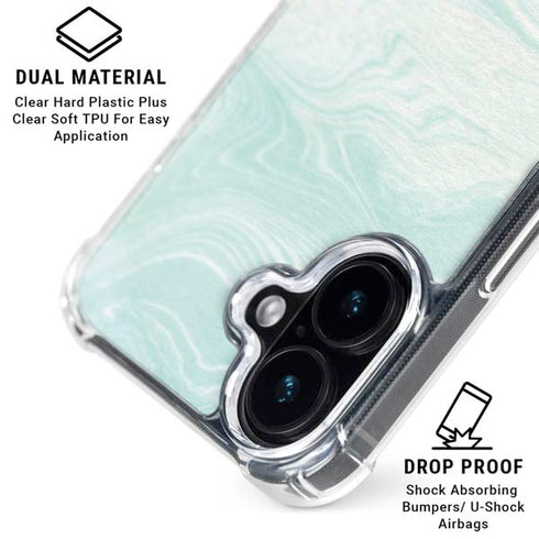 Marbleized Mint iPhone 16 MagSafe Case
