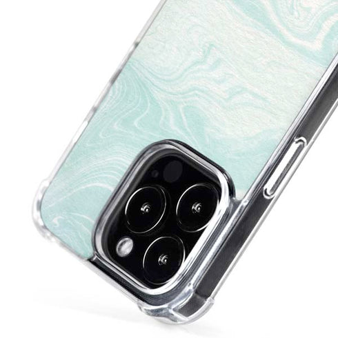 Marbleized Mint iPhone 16 Pro MagSafe Case