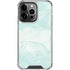 Marbleized Mint iPhone 16 Pro Max Clear Case