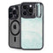 Marbleized Mint iPhone 16 Pro Max Kickstand Case